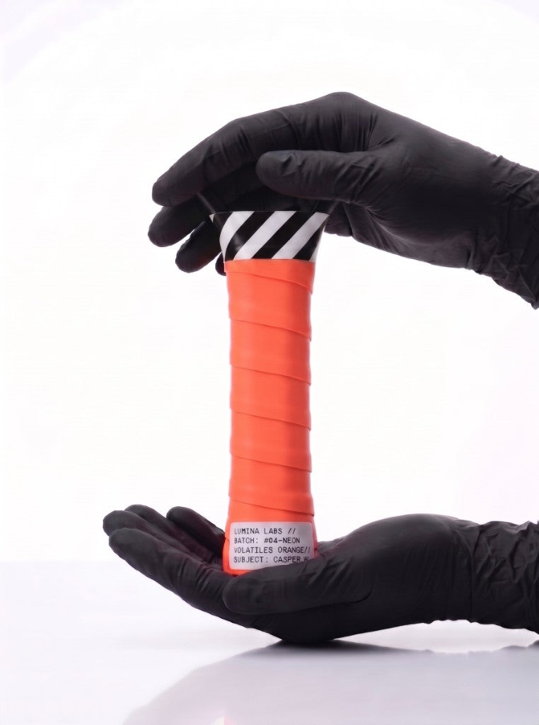 04 Neon Volatiles Orange — Lumina Labs batch grip